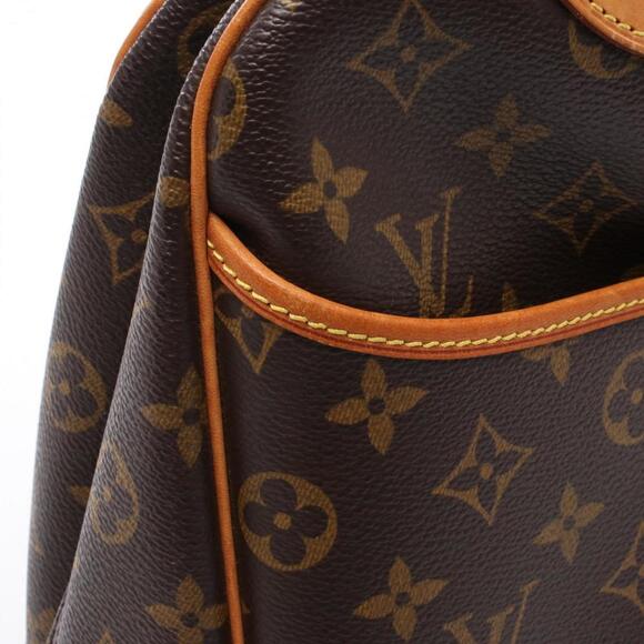 LOUIS VUITTON Brown Monogram Leather Deauville Bag - Picture 9 of 13